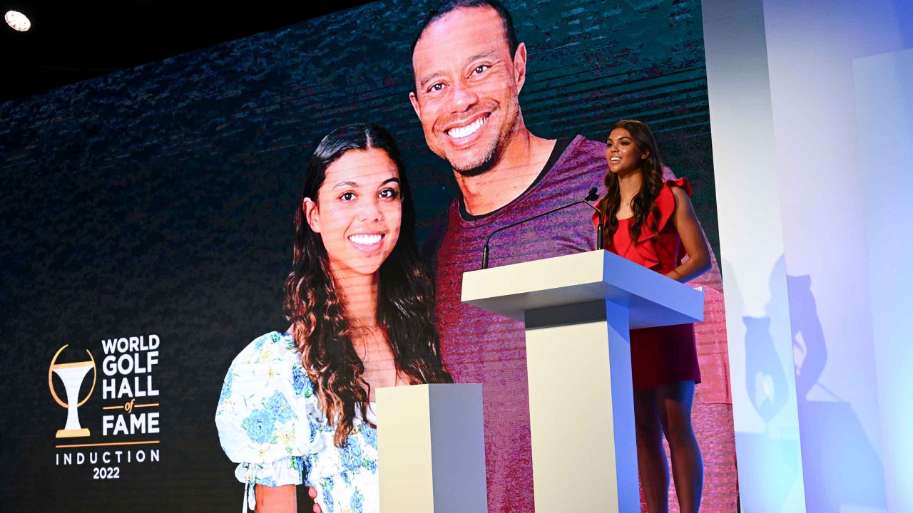 PHOTOS: Tiger Woods and family at his World Golf Hall of Fame induction