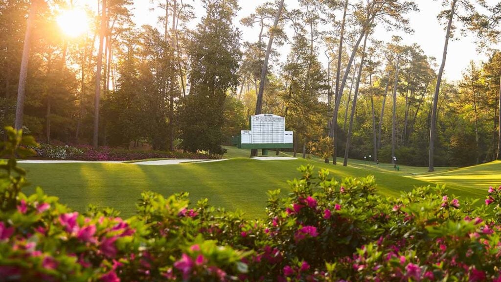 The 10th hole at the Masters.