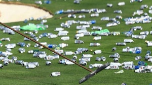 beer cans at phoenix open