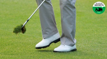 golfer carrying a chop