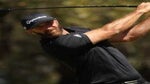 Dustin Johnson hits drive during 2022 WGC-Dell Technologies Match Play