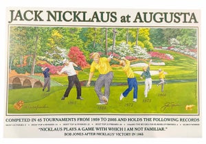 Jack Nicklaus at Augusta painting