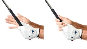 two hands grip club