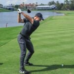 Rory McIlroy hits tee shot at 2022 Players Championship