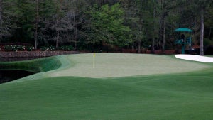 11th green at augusta national