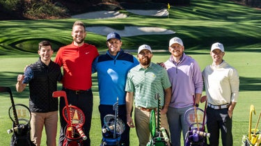 Dude Perfect and Bryson DeChambeau at the Masters.