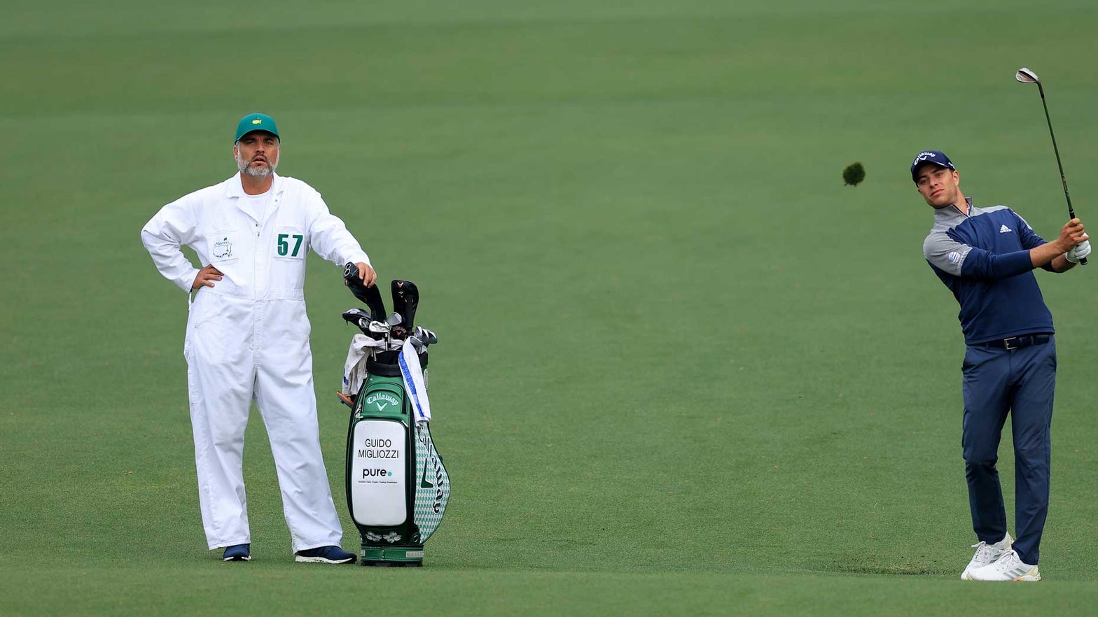 Caddies buy merch, too! And turn heads in Masters merchandise store