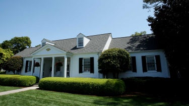 AUGUSTA, GA - APRIL 12: The Eisenhower cabin is seen during the final round of the 2009 Masters Tournament at Augusta National Golf Club on April 12, 2009 in Augusta, Georgia. (Photo by David Cannon/Getty Images)