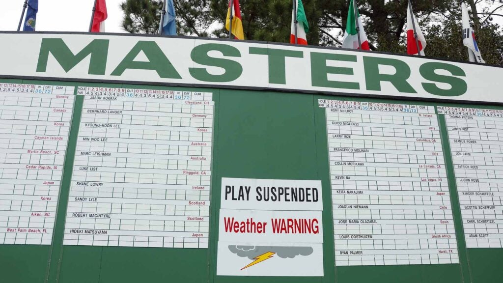 22 Masters Weather More Rain Expected Wednesday At Augusta