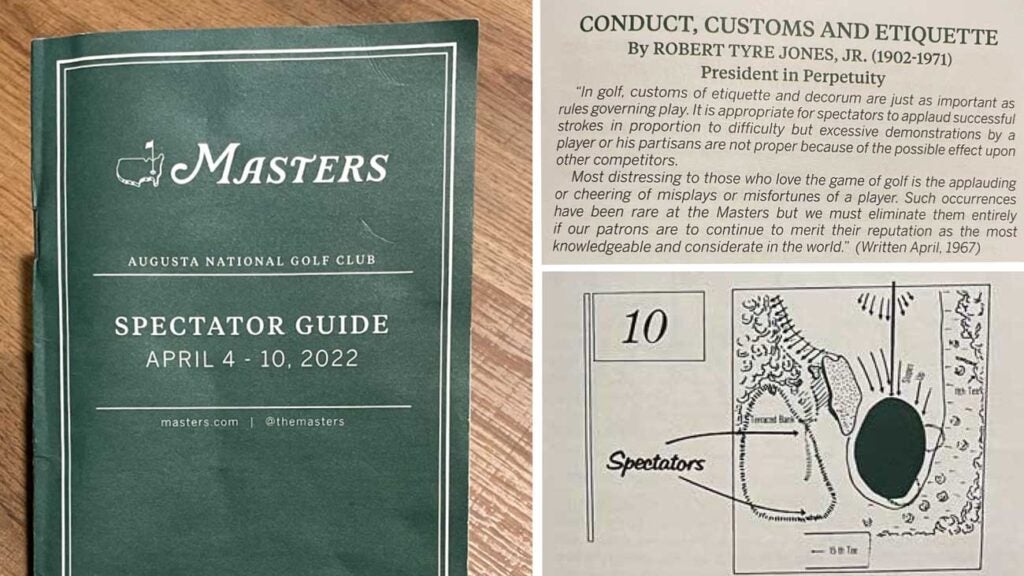masters spectator guide