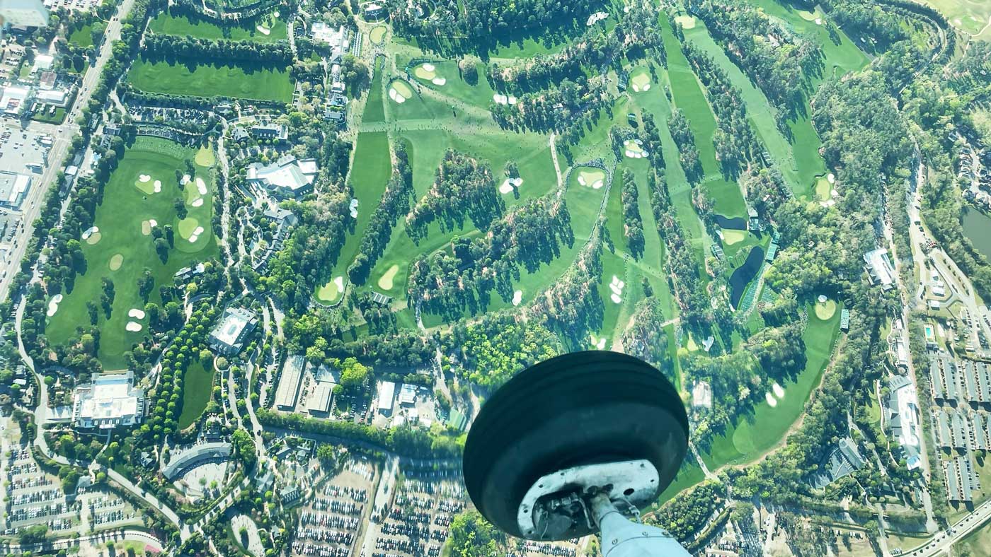 Augusta National from above Watching the Masters from the air