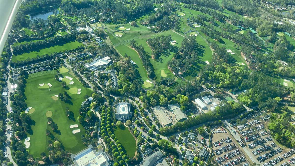 augusta national aerial view