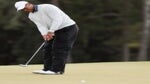 tiger woods putting in third round at masters