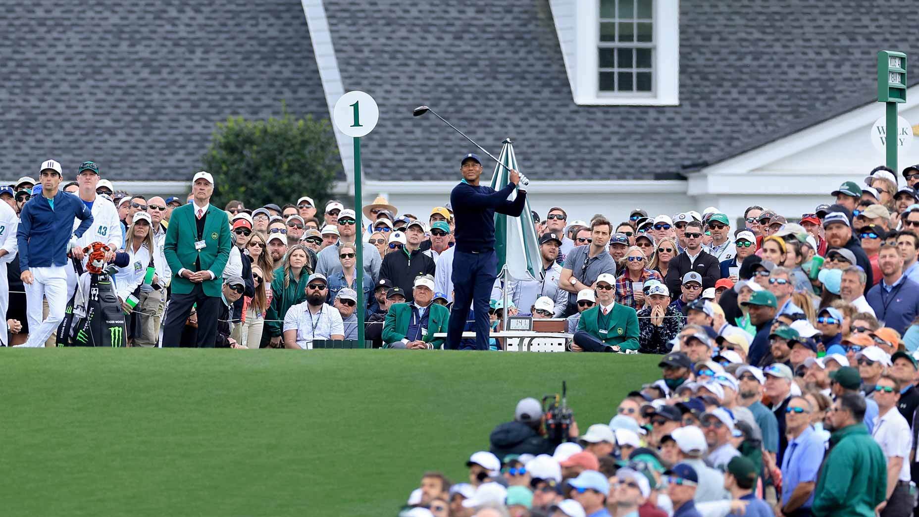 2022 Masters projected cut Is Tiger Woods going to miss the weekend?