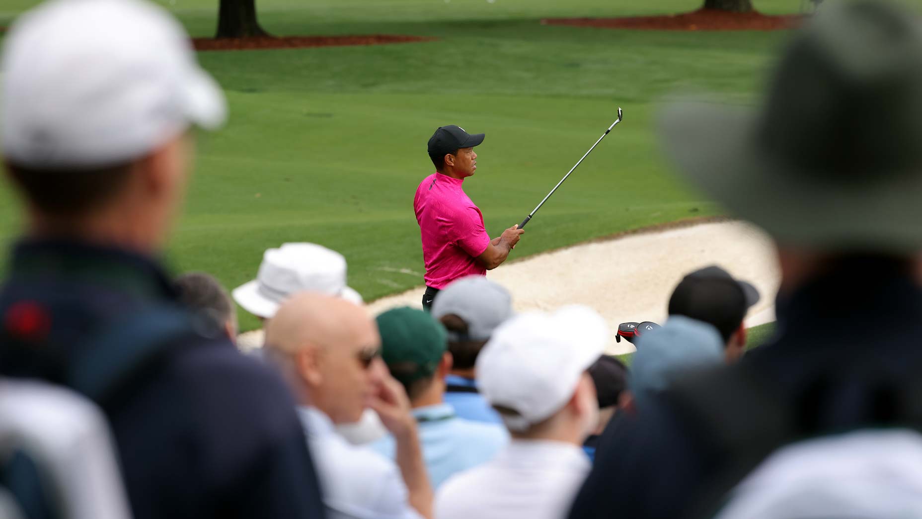 tiger woods live at the masters