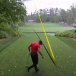tiger woods tee shot 13th hole 2019 masters