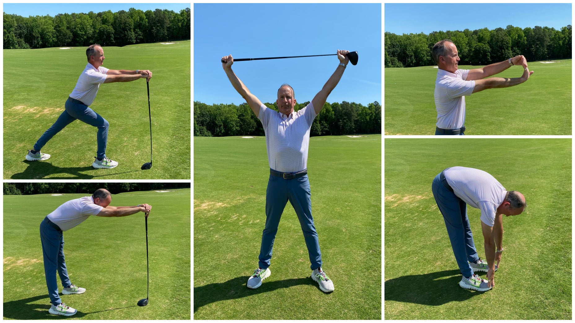 Golf stretches: The 5 best pre-round exercises to do before you