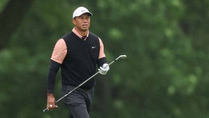 Tiger Woods fought to a third-round 79 at the PGA Championship.