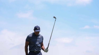 Tiger Woods missed several key fairways with irons on Thursday at the PGA Championship.