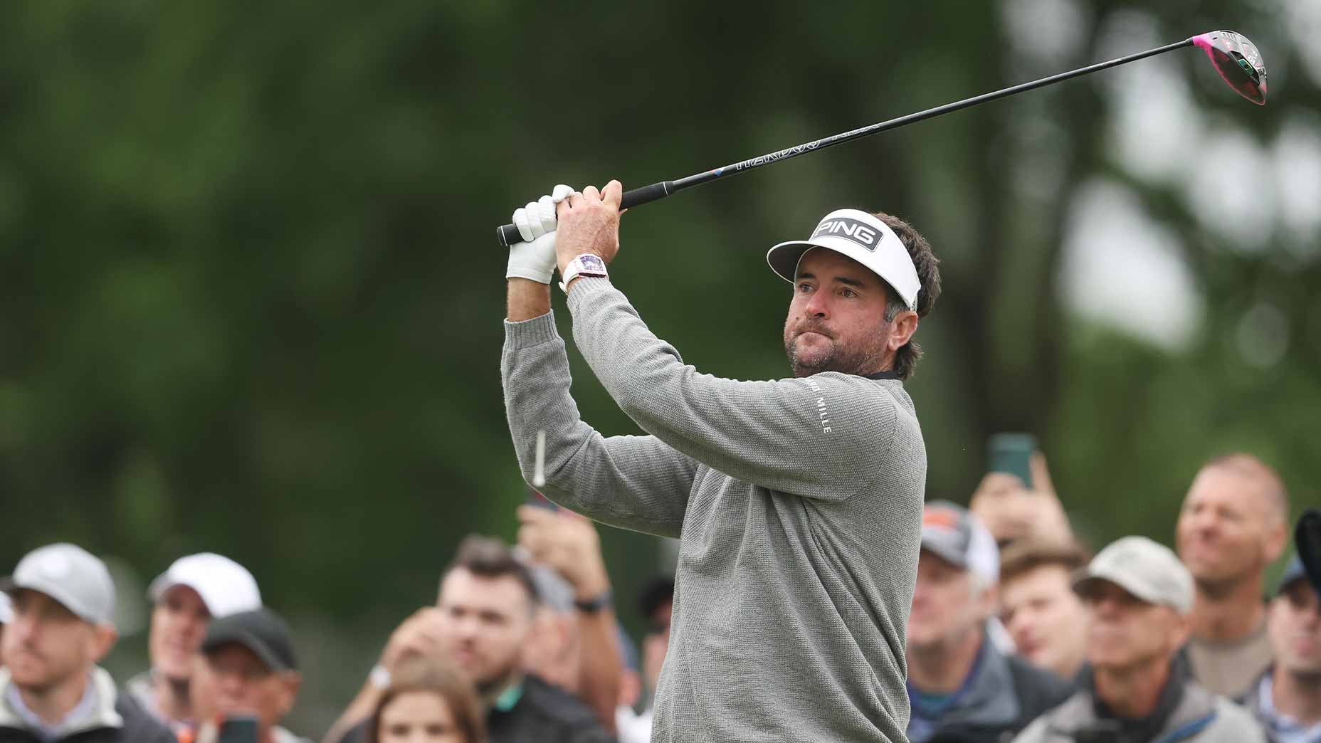 bubba watson swings driver PGA Championship