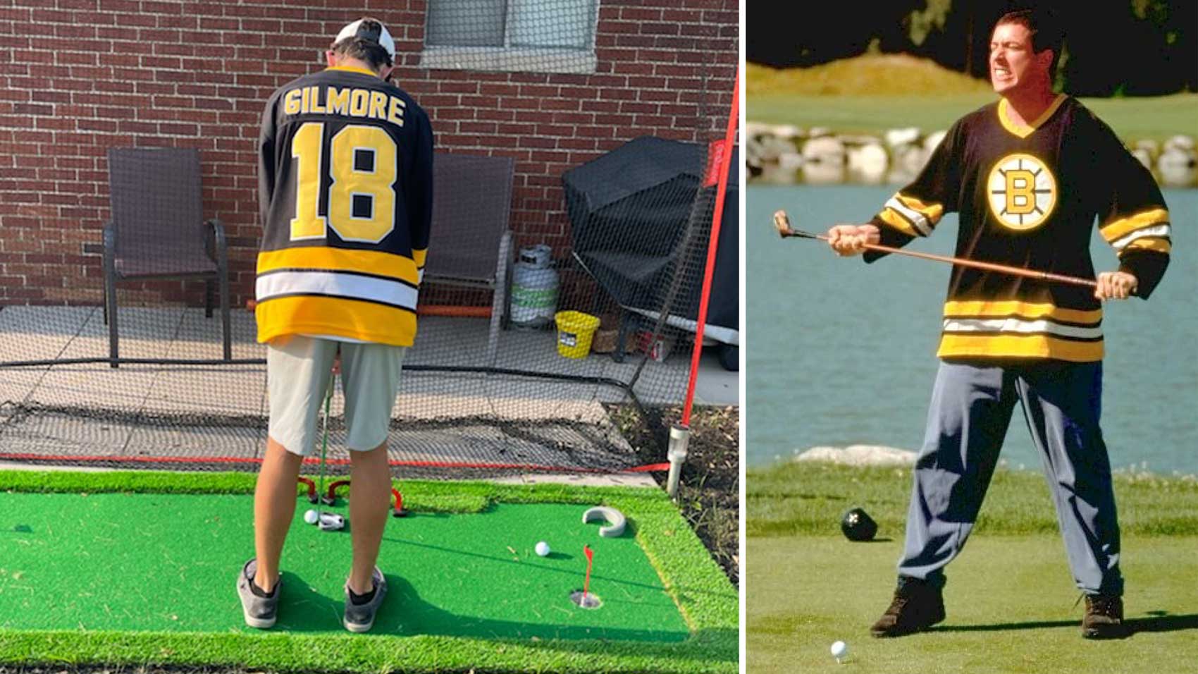 There's a reallife Happy Gilmore, and he's really good at golf