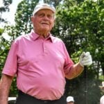 Jack Nicklaus at the Greats of Golf competition at the Insperity Invitational in April.