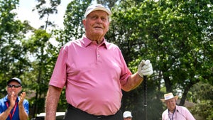 Jack Nicklaus at the Greats of Golf competition at the Insperity Invitational in April.