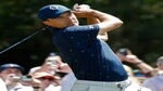 Jordan Spieth watches his drive during 2022 RBC Heritage