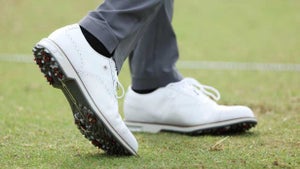 tiger woods' shoes at pga