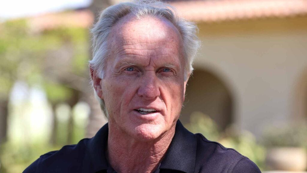 Greg Norman is the CEO of LIV Golf.