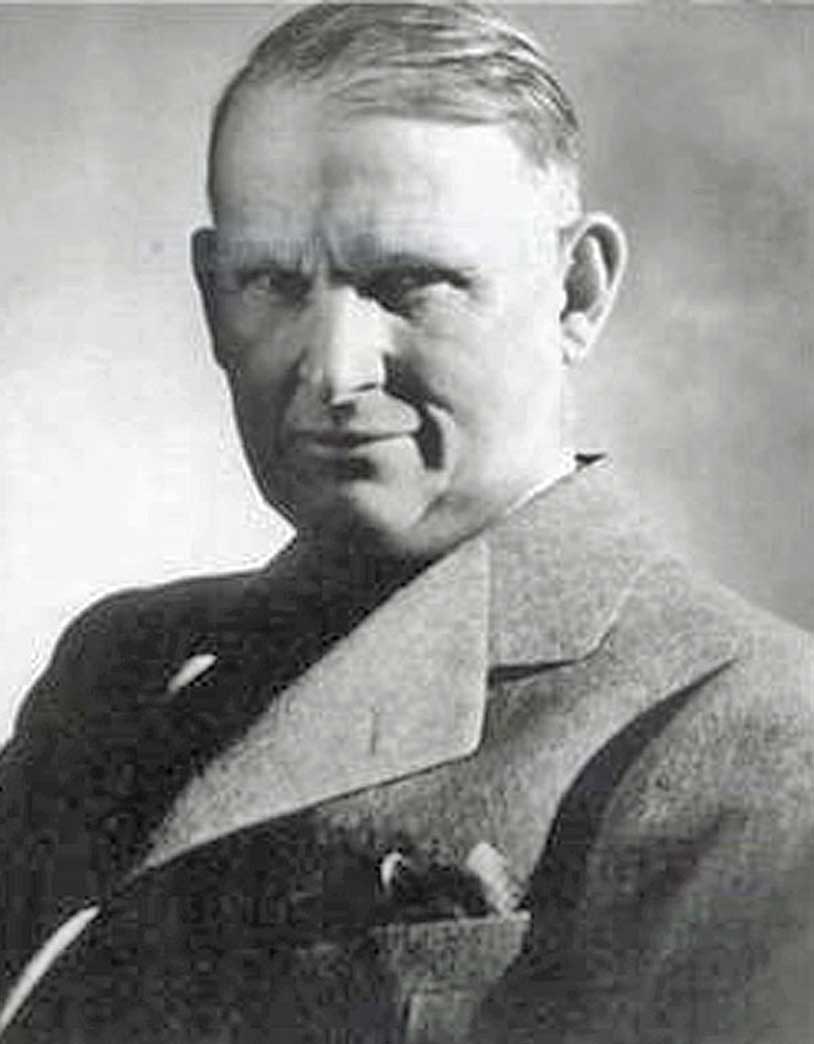 A portrait of Perry Maxwell.