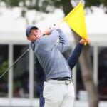 Rory McIlroy hits tee shot during 2022 PGA Championship