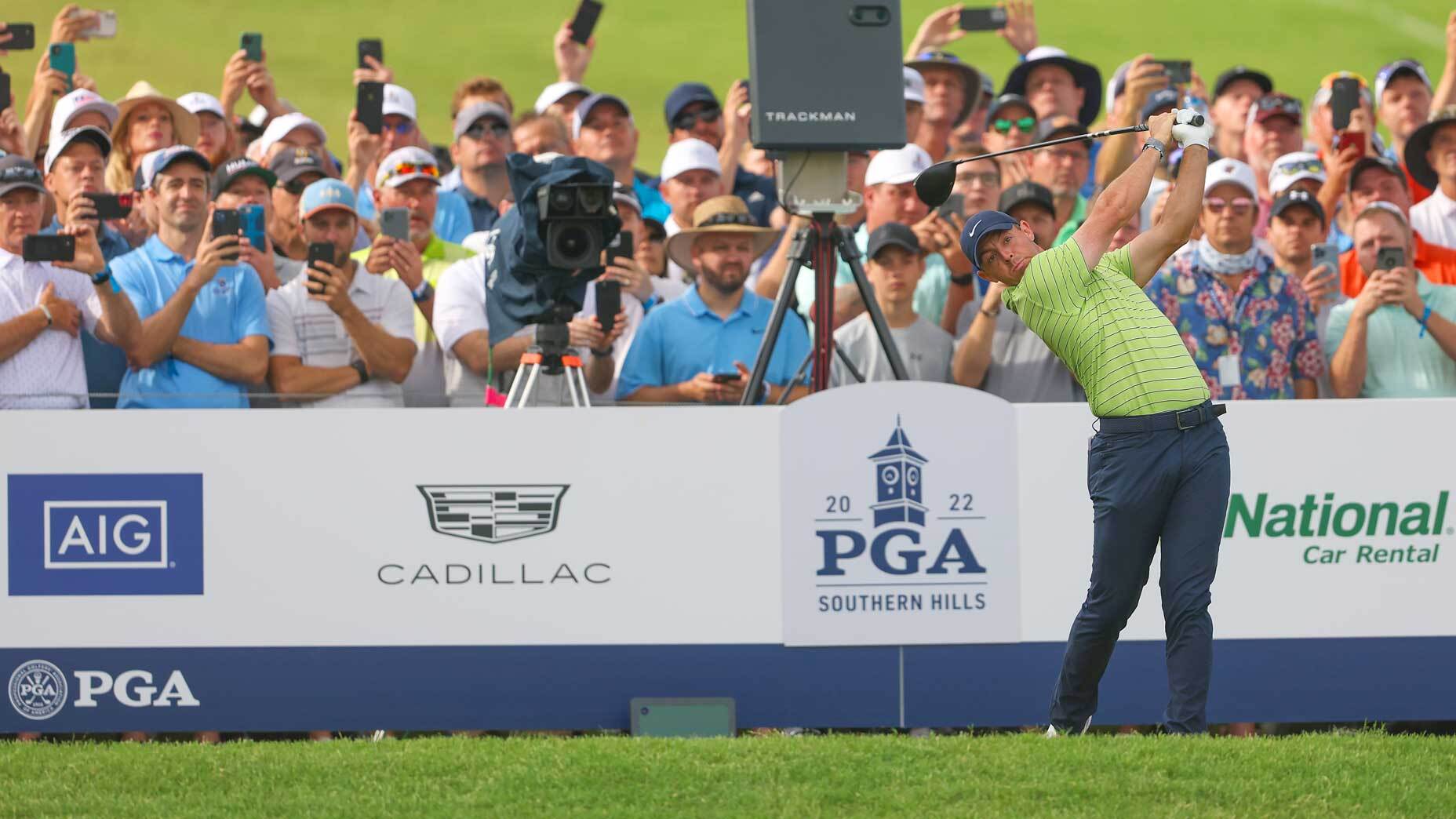 Follow Tiger Woods, Jordan Spieth and Rory McIlroy at the PGA Live blog