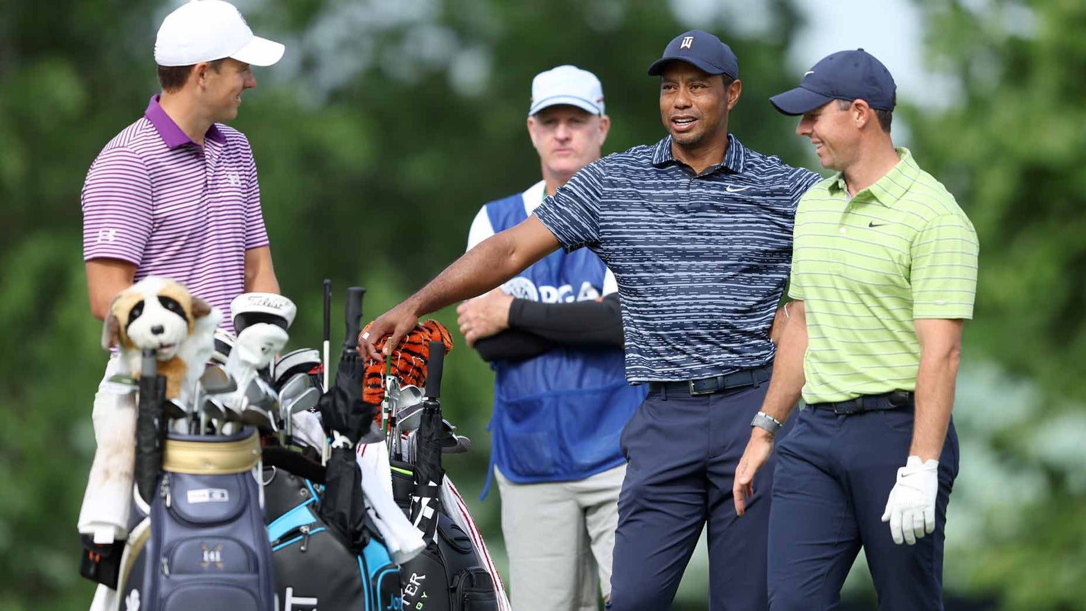 5 observations from walking with the Tiger-Rory-Jordan super-group