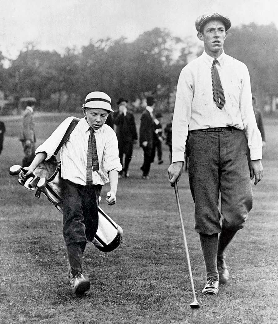 Francis Ouimet, Eddie Lowery make golf history at US Open in Brookline