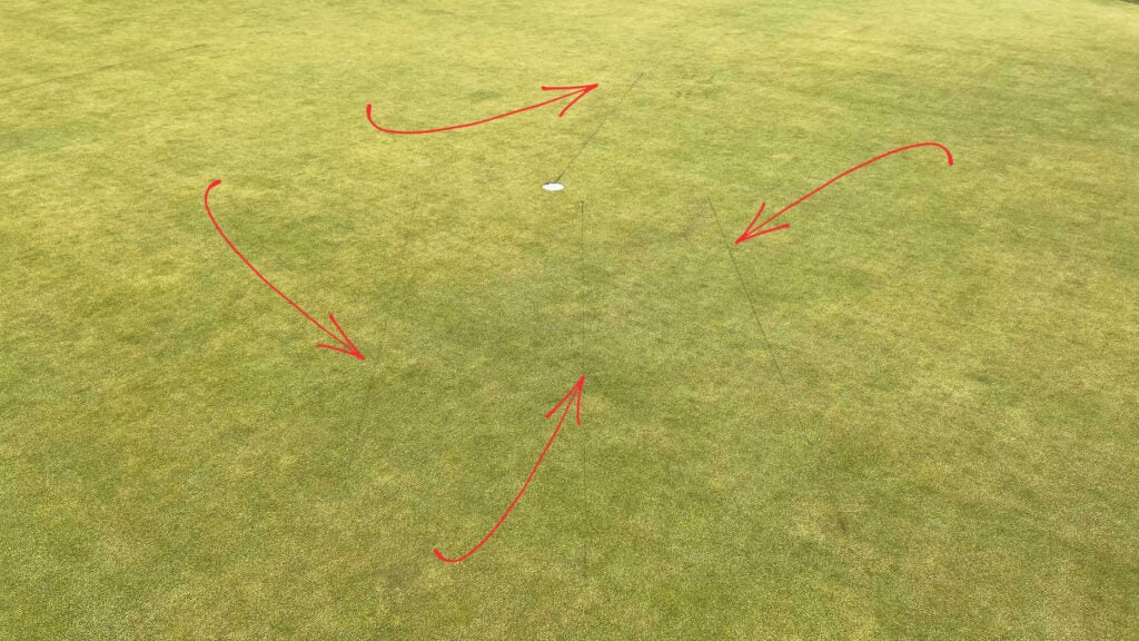 Why you see these lines everywhere on PGA Tour putting greens