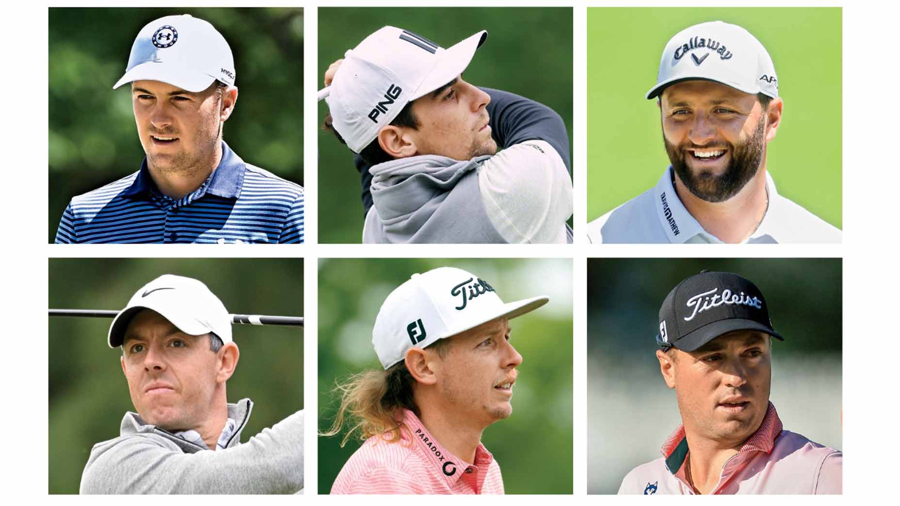 Six golfers with hopes of winning the Open Championship.