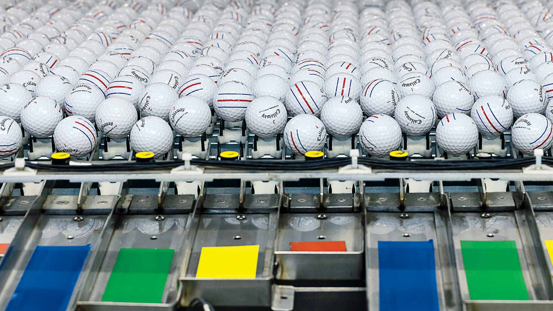 A look inside the Callaway ball plant.