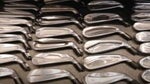 drawer full of golf iron heads