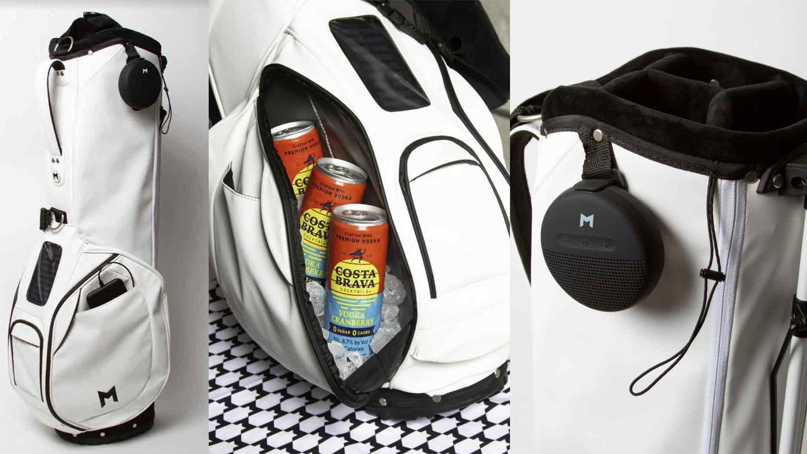 This stylish bag is the perfect choice for techsavvy golfers