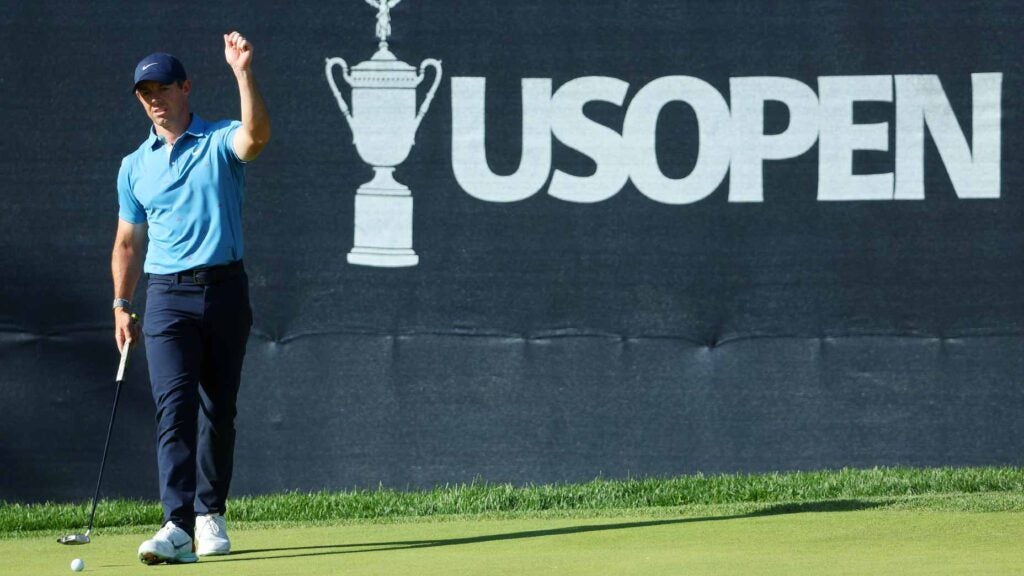 rory mcilroy reads putt us open