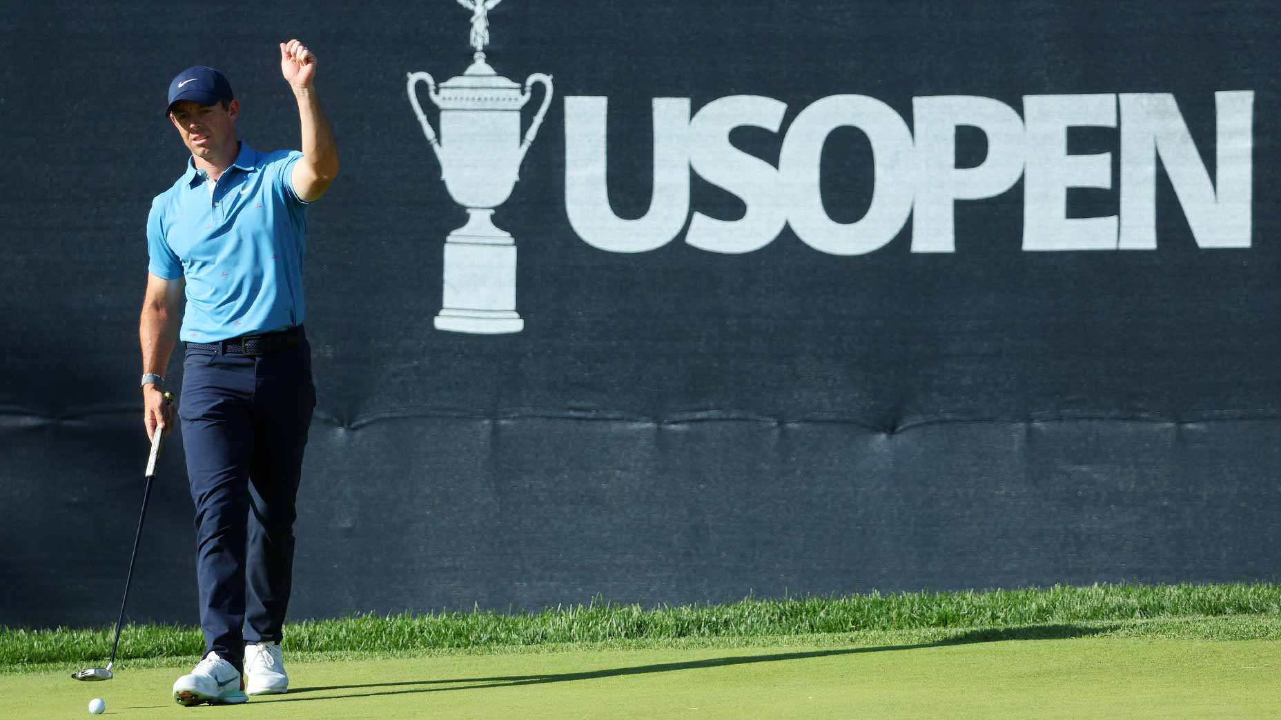 rory mcilroy reads putt us open