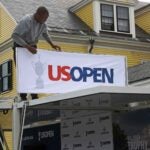 U. S. Open sign at the 2022 U. S. Open