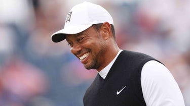 Tiger Woods at St. Andrews ahead of The Open