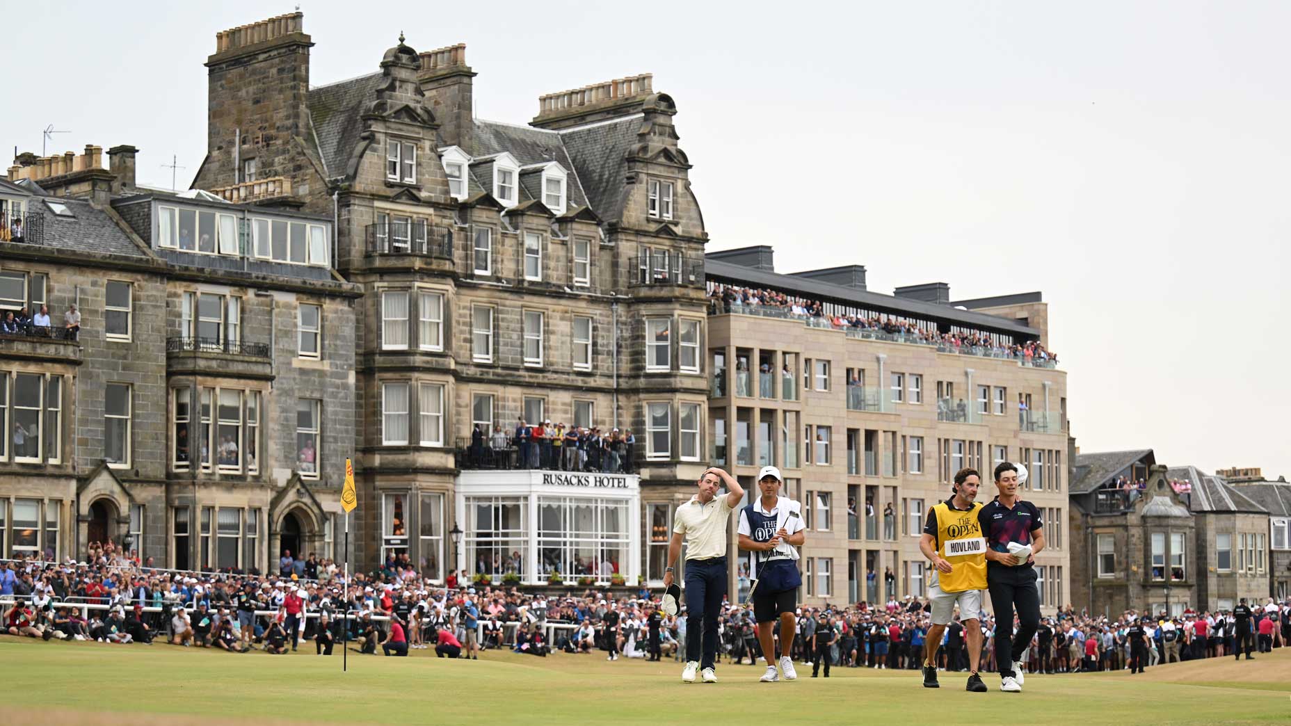 Rory McIlroy walks off 18th hole St. Andrews