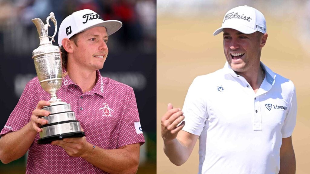 Cameron Smith and Justin Thomas at The Open
