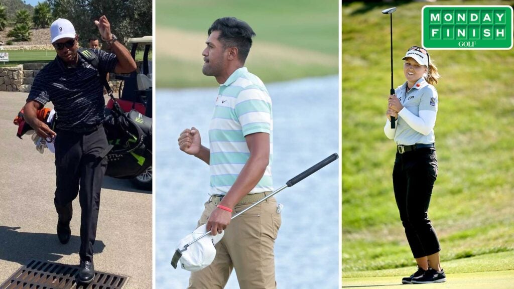 Tiger Woods, Tony Finau and Brooke Henderson highlight this week's Monday Finish.