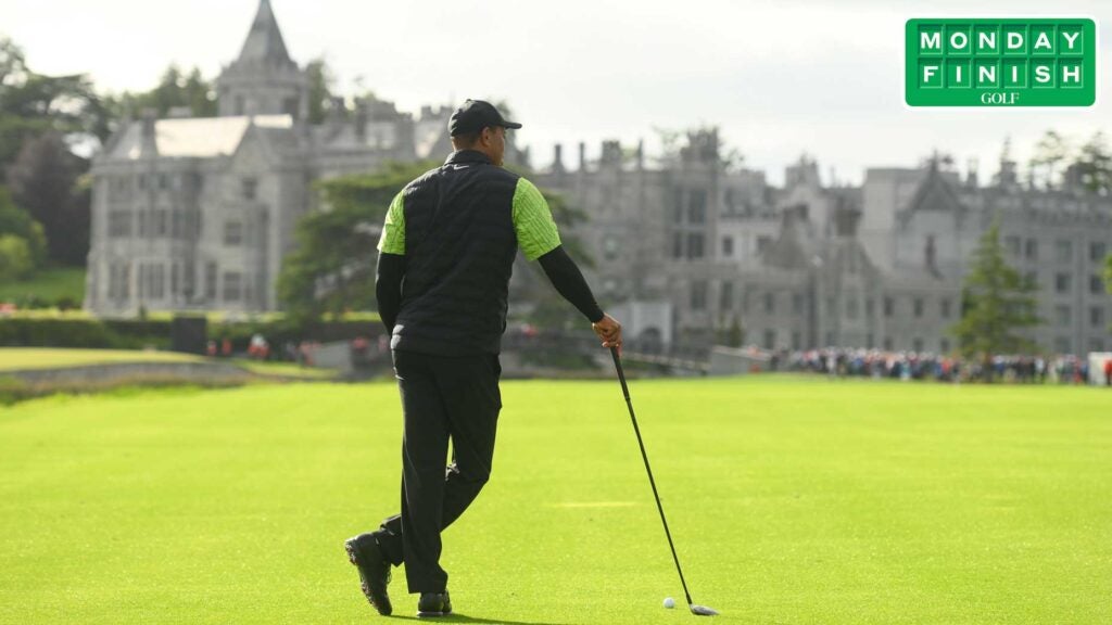 Tiger Woods headlined the action at the JP McManus Pro-Am at Adare Manor.