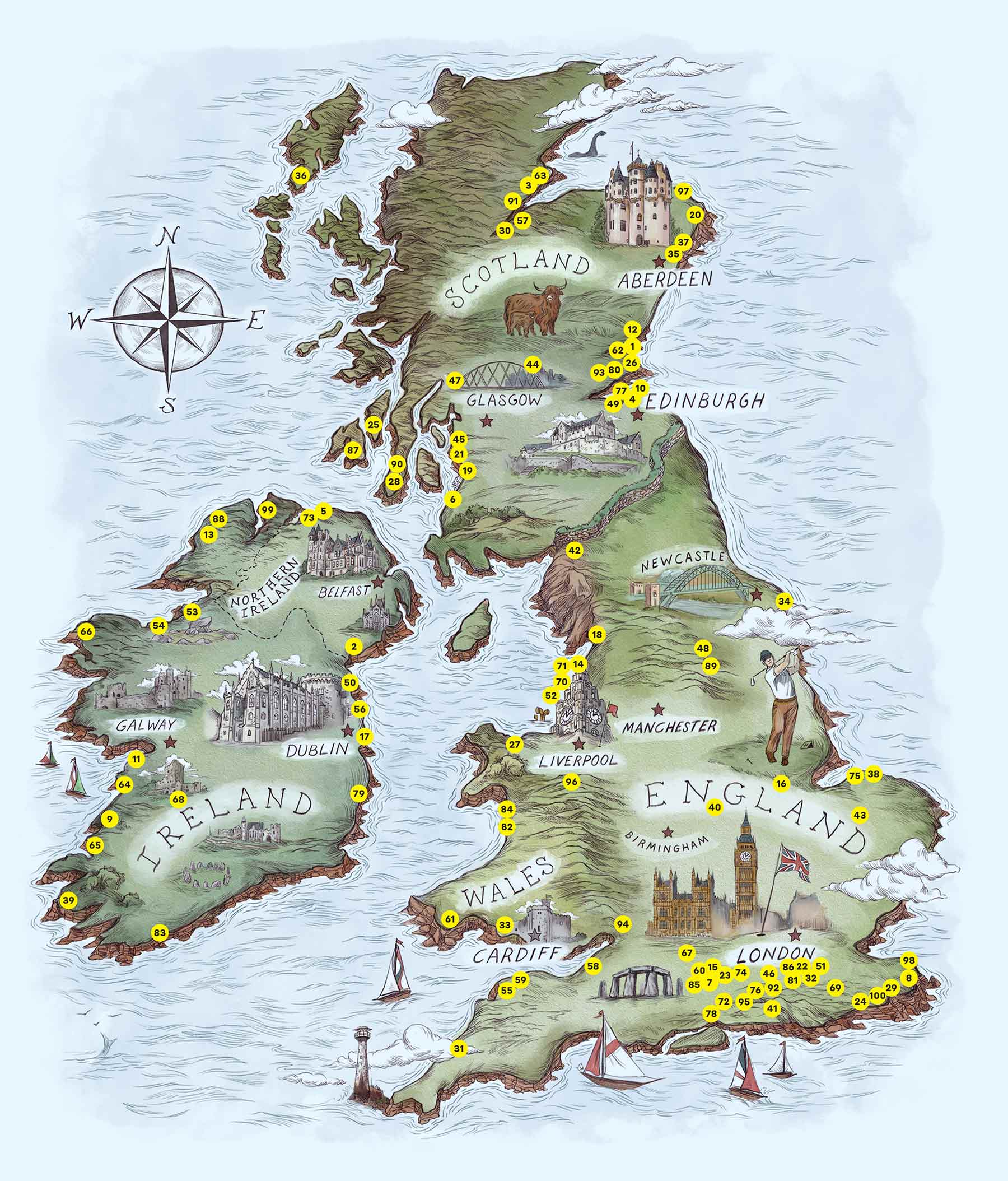 The Best Golf Courses In England 2022 Ranking   Top100Map 