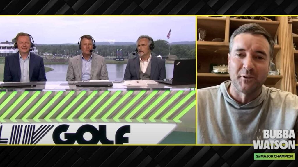 Bubba Watson joined the LIV Youtube stream on Friday to announce his decision